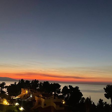 Summer House With Amazing View Possidi Bagian luar foto